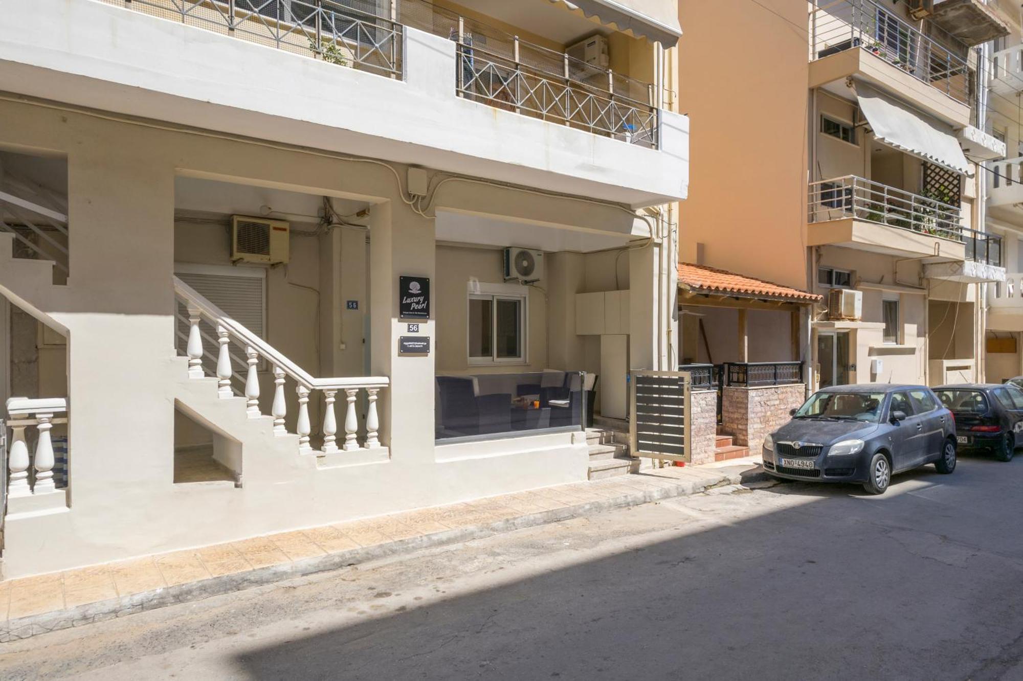 Luxury Pearl, Steps To The Beach La Canea Exterior foto